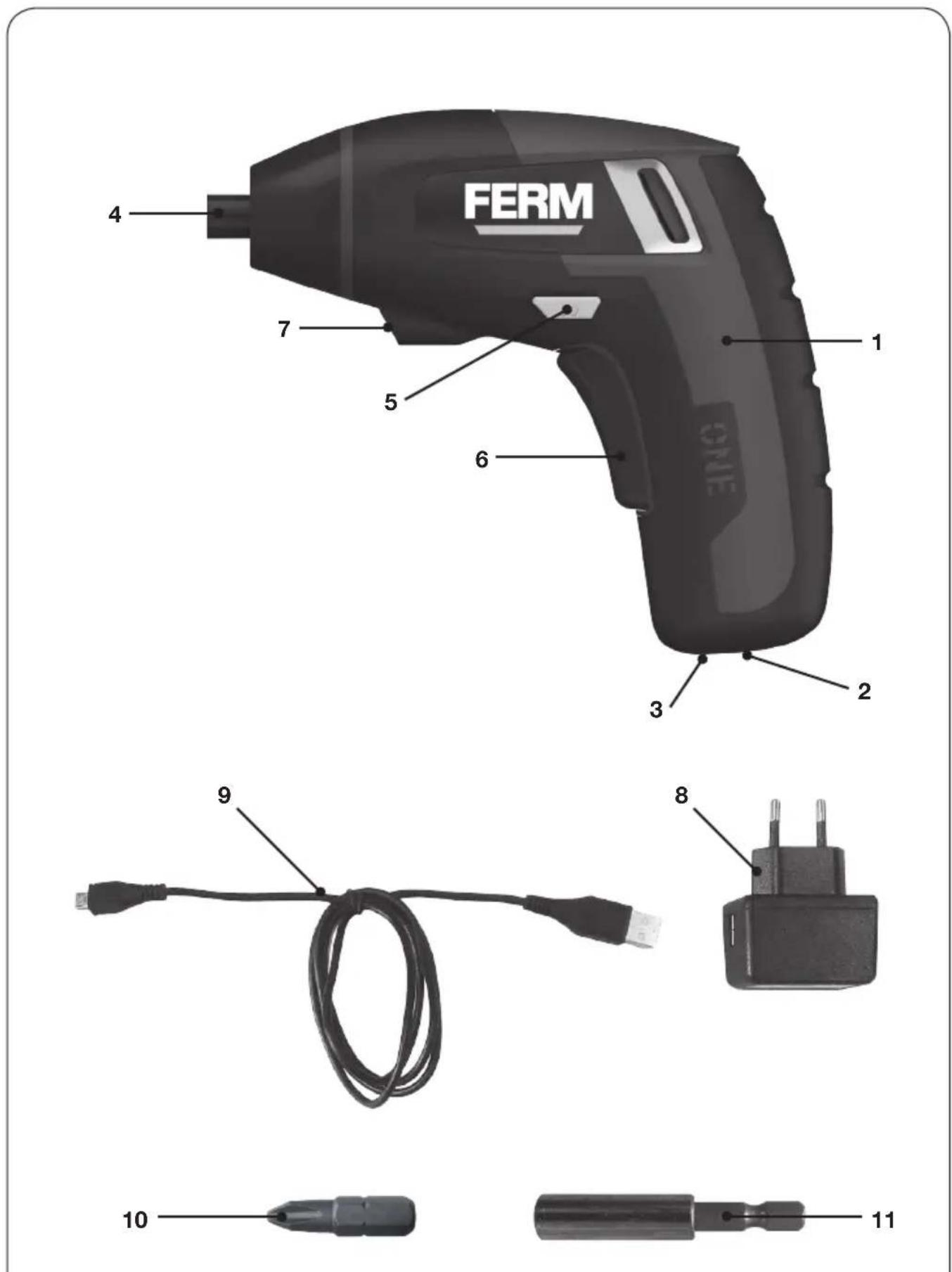 FERM ONE 1 2 3 4 5 6 7 8 9 10 11