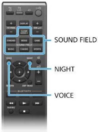 TV TV I/O + + DISPLAY + TV FINDS - CIRCUER - SOUND FIELD MUSIC SOUND FIELD GAMES MUSIC T MINDS SPORTS SOUND FIELD NIGHT RIP PAIN AMP MIND BLUTTOOTH VOICE RATING