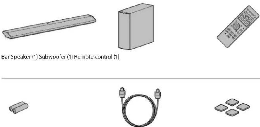 SONY HT-CT370S - What's in the box - 1
