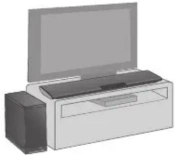 PANASONIC SC-HTB680 - Beim Aufstellen des Hauptgeräts in einem Regal oder auf einem Tisch - 2