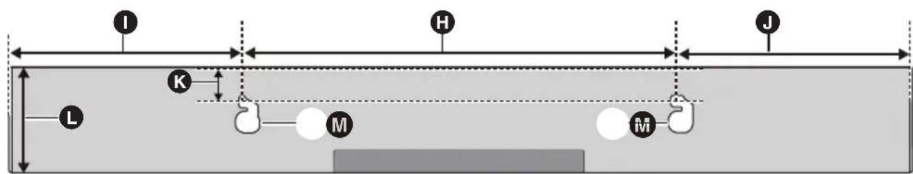PANASONIC SC-HTB680 - Schrauben Sie eine Schraube in die Wand. - 2