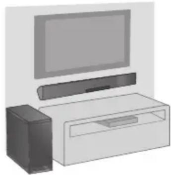 PANASONIC SC-HTB680 - Bei der Anbringung des Hauptgeräts an einer Wand - 2