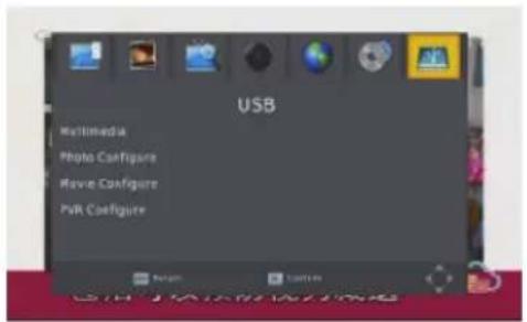 US$ Multimedia Photo Configure Movie Configure PVR Configure