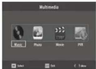 Multimedia Music Photo Movie PDF Select Find Help