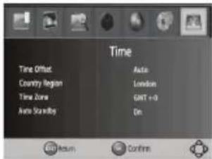 Time Time Offset Country Region Time Zone Auto Standby Auto London GNT + 0 On OK Run Cancel
