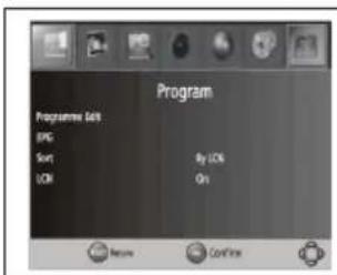 Valueline VLS-DVBT-FTA1 - Menu - 1