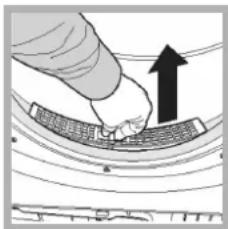 Illustration of a hand pressing down on a curved surface with an upward arrow (no text or symbols)