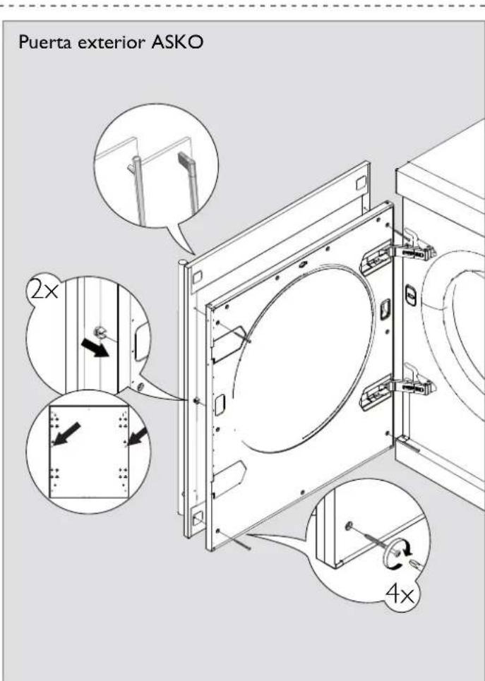 Puerta exterior ASKO 2x 4x