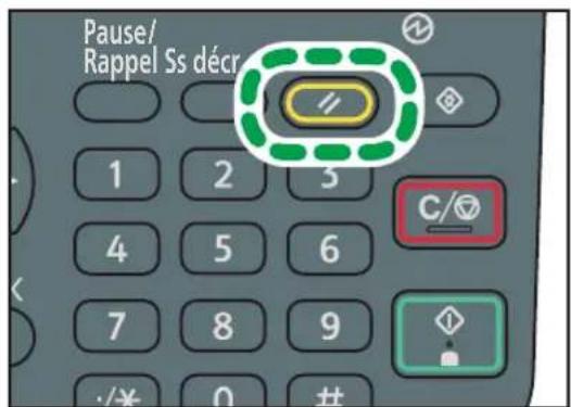 Pause/ Rappel Ss décr 1 2 3 4 5 6 7 8 9 /¥ 0 #