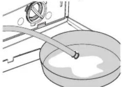 BEKO WMB 61621 - Resterend water wegpompen en de pompfilter reinigen - 2