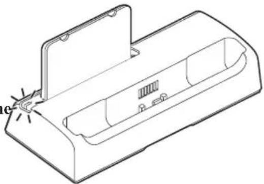 PANASONIC JT-B1-CU000Z - L'indicateur de chargement de batterie s'allume en orange. - 1