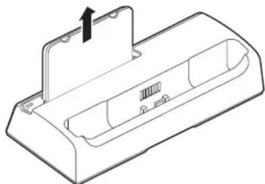 PANASONIC JT-B1-CU000Z - Entfernen Sie den Akku, indem Sie ihn gerade nach oben ziehen. - 1