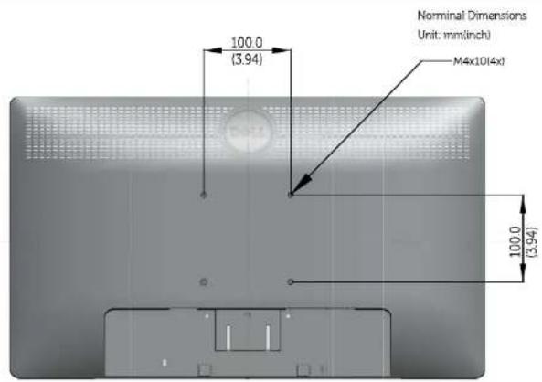 100.0 (3.94) Nominal Dimensions Unit: mm(inch) M4x101(4x) 100.0 (3.94)