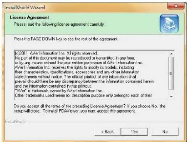 InstallShield Wizard License Agreement Please read the following license agreement carefully. Press the PAGE DOWN key to see the rest of the agreement. ©2011: A/Ver Information Inc. AI rights reserved. No part of this document may be reproduced or transmitted in any form, or by any means without the…