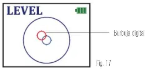 LEVEL Burbuja digital Fig. 17