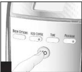 BREW OPTIONS ICE COFFEE TIME PROGRAM