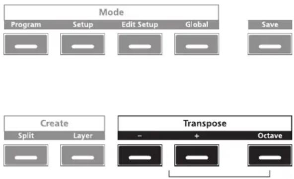 Kurzweil SP5-8 - Reset Transposition - 1