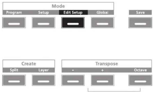 Kurzweil SP5-8 - Edit Setup Mode - 1