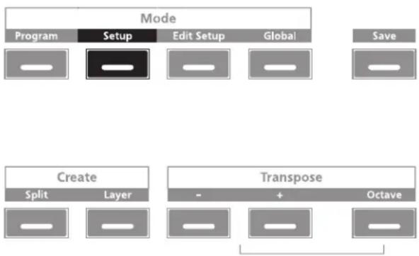 Kurzweil SP5-8 - About Setup Mode - 1