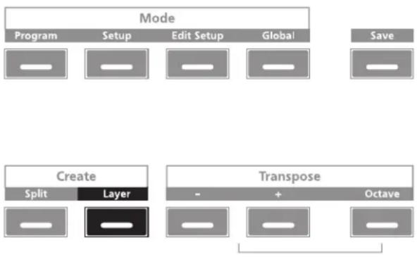Kurzweil SP5-8 - The Layer Function - 1