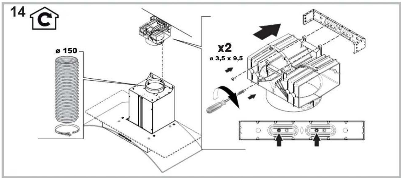 14 ø 150 x2 ø 3,5 x 9,5