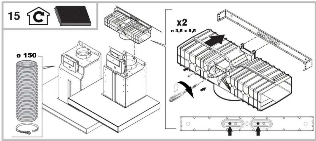 15 Ø 150 x2 Ø 3,5 x 9,5