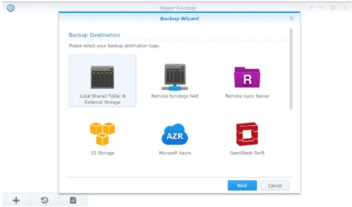 SYNOLOGY RackStation RS815+ - Sauvegarder des données ou iSCSI LUN sur le Synology NAS - 1