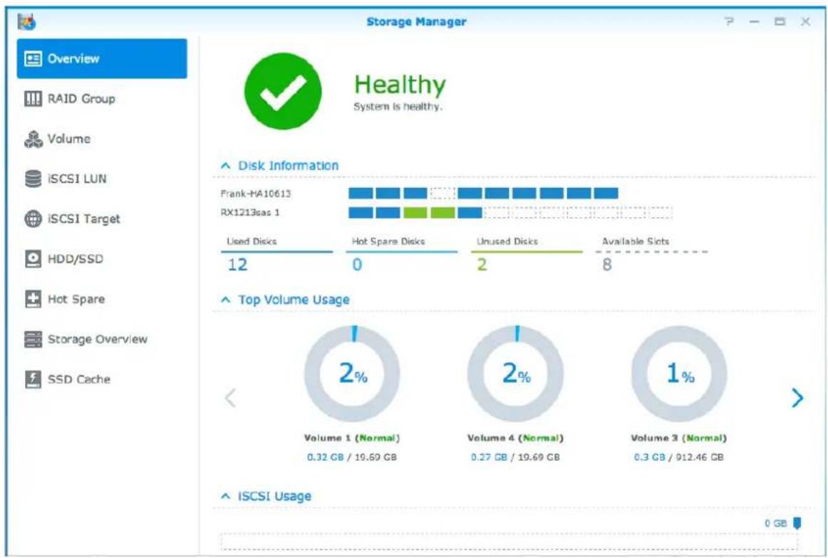 SYNOLOGY RackStation RS815+ - Gestion des RAID Groups - 1
