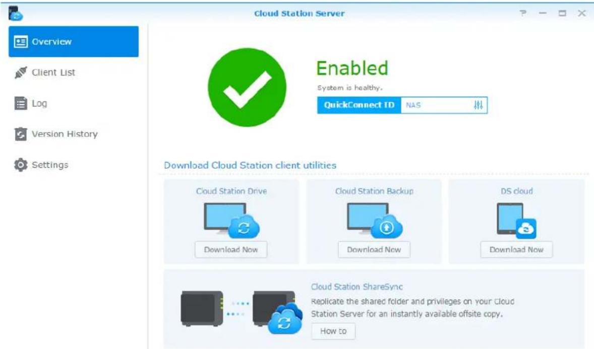 SYNOLOGY RackStation RS815+ - Synchroniser des fichiers via Cloud Station Server - 1