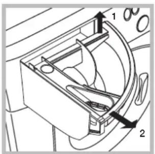 HOTPOINT FMG 823B EU - Limpar a gaveta dos detergentes - 1