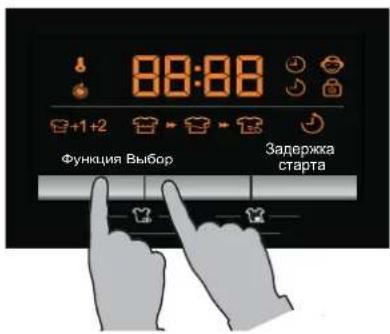 88:88 Функция Выбор Задержка старта