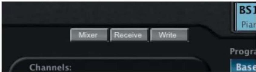 Mixer Receive Write Channels: Progra Base