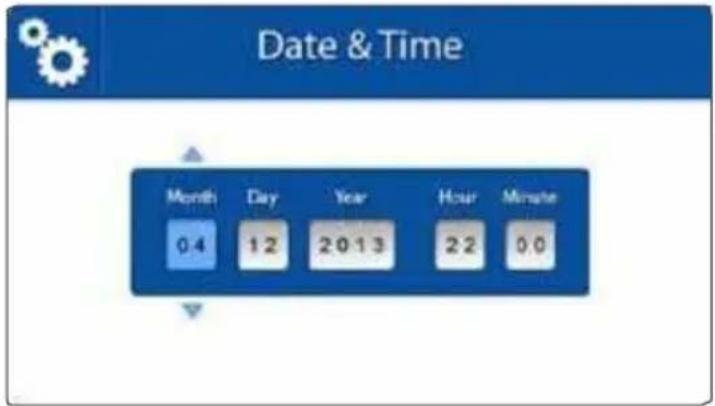 Date & Time Month Day Year Hour Minute 0.4 12 2013 22 0.0