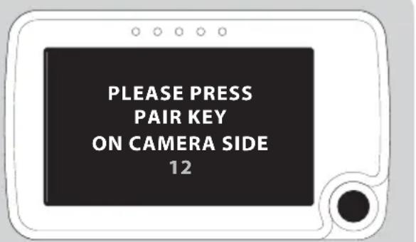 PLEASE PRESS PAIR KEY ON CAMERA SIDE 12