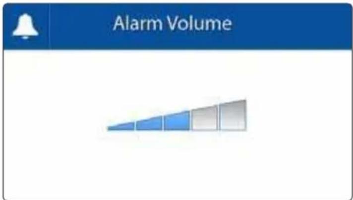 Luvion Supreme Connect - MENU > ALARM > TEMP. ALARM - 3