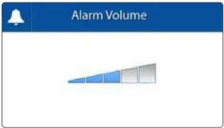 Luvion Supreme Connect - MENU > ALARM > TEMP. ALERT RANGE (INTERVALO DE ALERTA DE TEMPERATURA) - 3