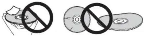 PIONEER X-HM22-K - Reinigen der Discs - 2