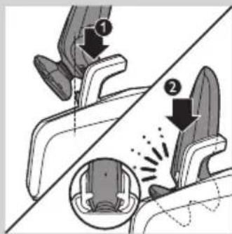 Diagram illustrating seatbelting technique with numbered arrows indicating movement from seat to seat.