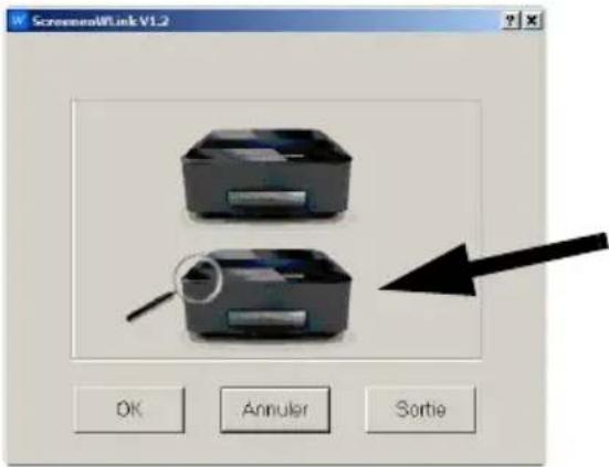 ScreenedLink V1.2 OK Annuler Sortie
