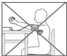 Illustration of a person sitting at a desk with crossed-out lines indicating no text or symbols (no text or symbols present)