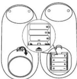 BEURER BM 55 - Inserimento delle batterie - 1