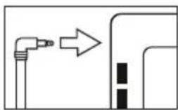 Pure diagram of pipe connection with arrow indicating direction (no text or symbols)