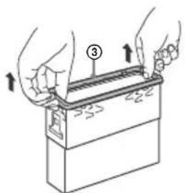 SONY CDX-G1102U - Rimozione della staffa e della cornice protettiva - 1
