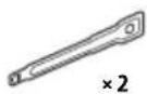 SONY CDX-G1102U - Parts List for Installation - 2