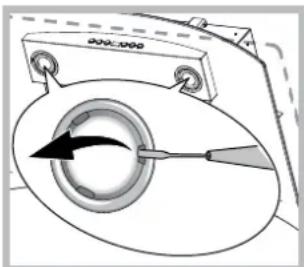 Hotpoint Ariston HGA 9.8 AD X/HA - Порядок замены лампочек - 1
