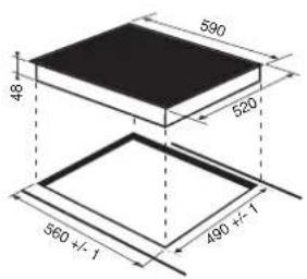590 48 520 560 +/- 1 490 +/- 1