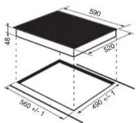 590 48 520 560 +/- 1 490 +/- 1