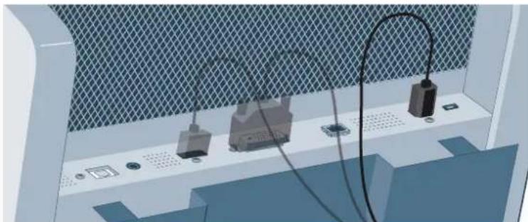 Barco Coronis 5MP - Toconnectthesignalcablestothedisplay: - 3