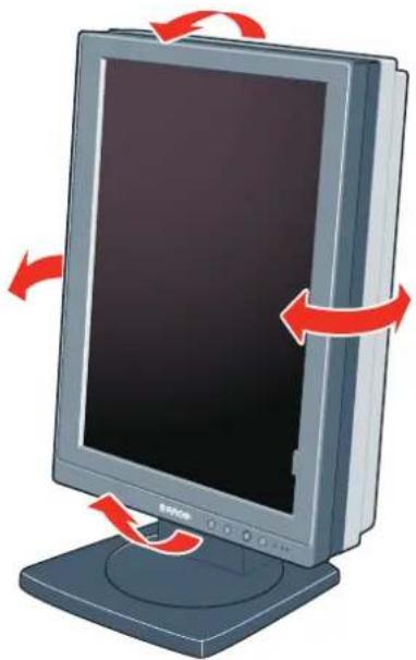Barco Coronis 5MP - Usingthesingletilt&amp;swivelfoot(portraitorientation) - 3