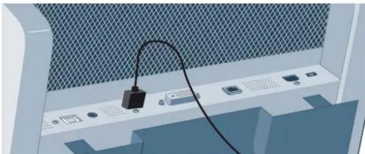 Barco Coronis 5MP - Toconnectthesignalcablestothedisplay: - 2